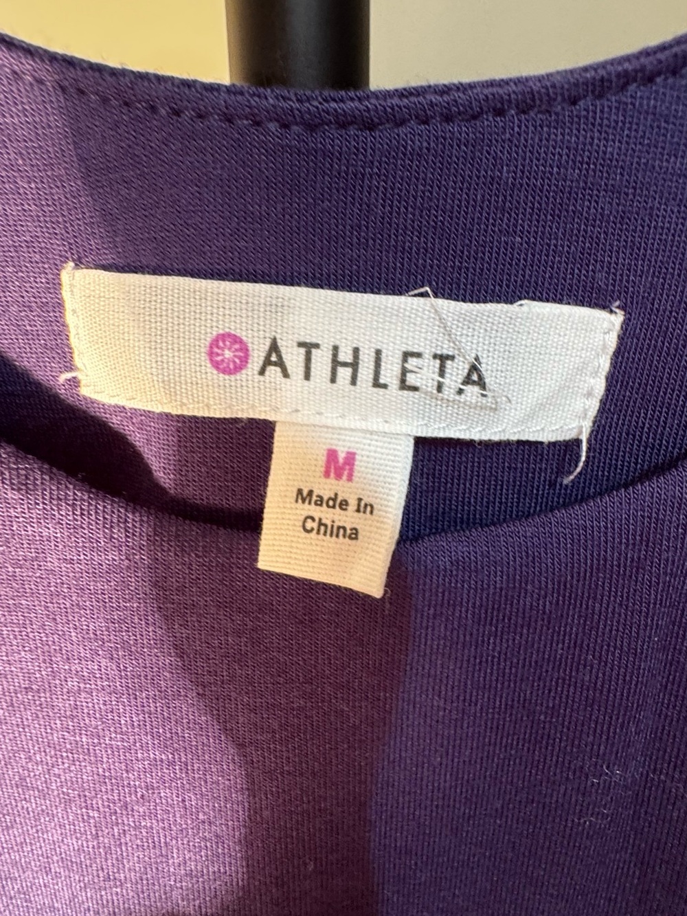 NWT Athleta Mix Mingle Maxi Dress Medium Purple Blue Sleeveless Rayon - Picture 3 of 6